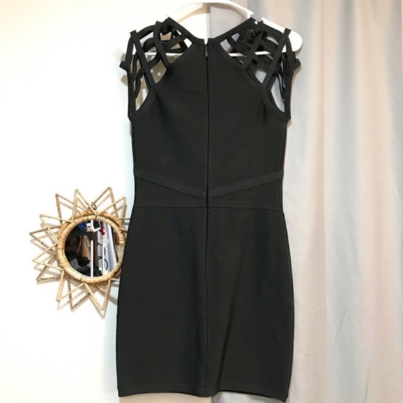 Bebe Bodycon Caged Dress - Picture 4 of 7